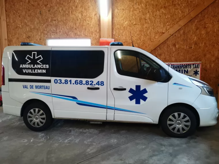 Transport en ambulance pour urgences médicales au Russey, Val de Morteau, Ambulances Transports Taxis conventionné Vuillemin